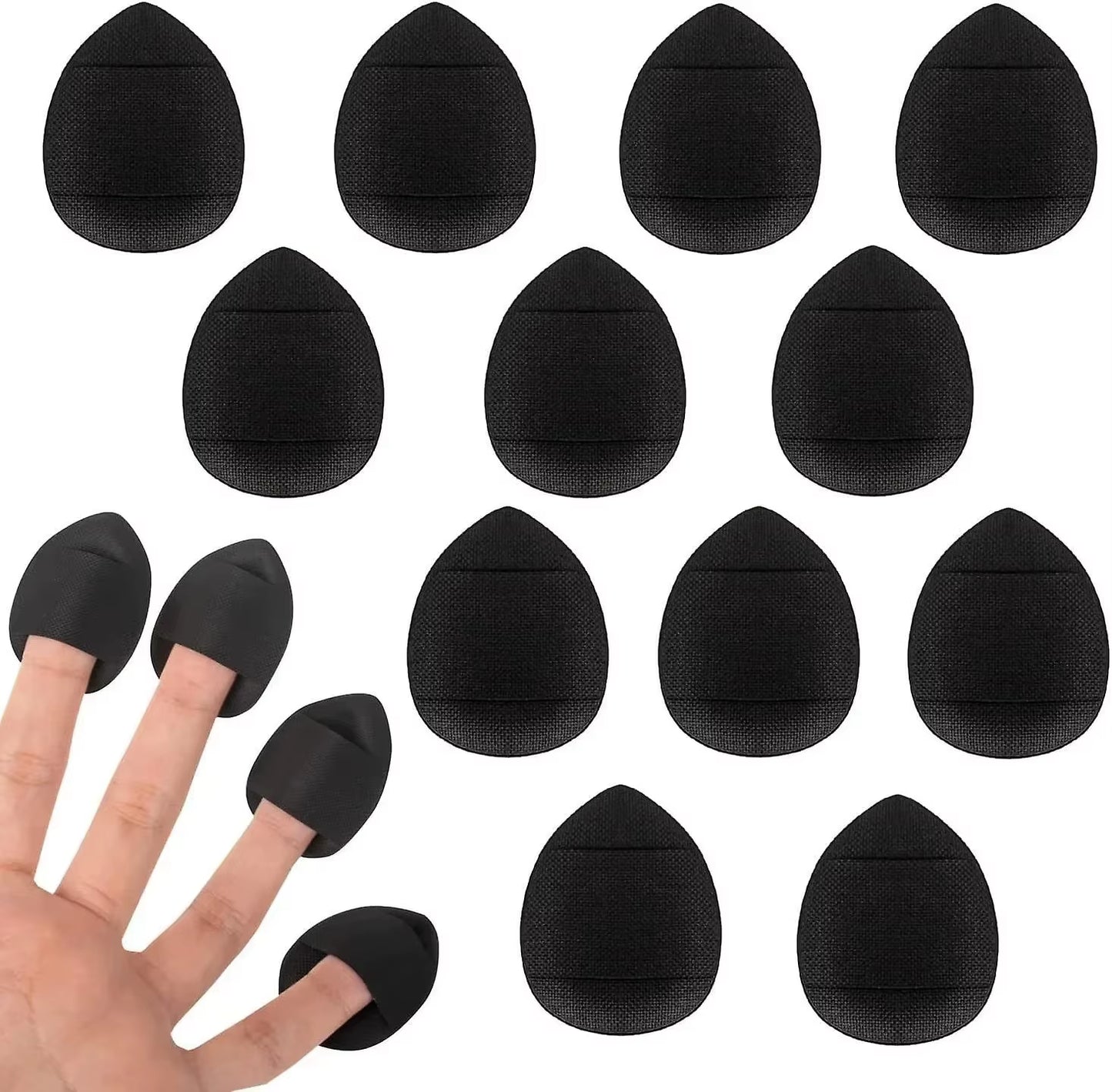 5/10Pcs Mini Finger Puff Foundation Small Air Cushion Powder Sponge Face Concealer BB Cream Cosmetic Applicator Makeup Tools