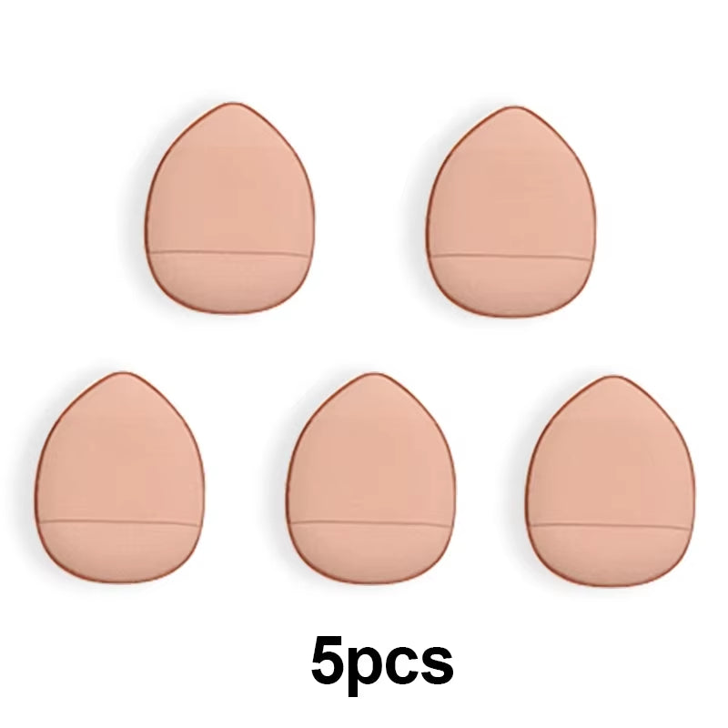 5/10Pcs Mini Finger Puff Foundation Small Air Cushion Powder Sponge Face Concealer BB Cream Cosmetic Applicator Makeup Tools